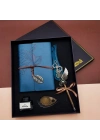 Kaligrafi Kalem Ve Vintage Tasarım Deri Defter
