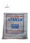 Kalın Şeffaf Atlet Poşet Küçük Boy 25x33 Cm 1 Kg (3 Paket-Takriben 510 Adet)