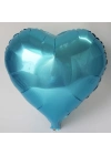 Kalp Balon Folyo Açık Mavi 45 Cm 18 İnç