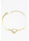 Kalp Bileklik - Altın