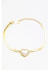 Kalp Bileklik - Altın