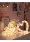 Kalp Figürlü LED Neon Dekor Işığı Romantik Ortam Aydınlatması
