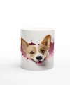 Kalp Kırığından Bakan Corgi Temalı Baskılı Kupa Bardak