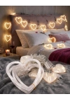 Kalp Şeklinde LED Neon Işık Dekoratif Romantik Oda ve Duvar Lambası