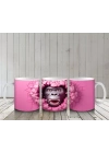 Kalpli Pembe Çatlağı Yırtan Komik Gorilla – Baskılı Kahve Kupası