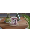 Kalpli Sevimli Panda Temalı Baskılı Kupa Bardak