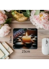 Kapalı Mekan Huzur Mousepad – Mum Efekti - 19x23 cm 2 mm Dikdörtgen İthal Baskılı Mouse Pad