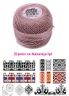 Kaplan Etamin Ve Kanaviçe İpi 8 No Kod/Renk: 1010 - Royaleks