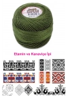 Kaplan Etamin Ve Kanaviçe İpi 8 No Kod/Renk: 1015 - Royaleks
