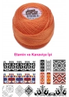 Kaplan Etamin Ve Kanaviçe İpi 8 No Kod/Renk: 244 - Royaleks