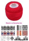Kaplan Etamin Ve Kanaviçe İpi 8 No Kod/Renk: 321 - Royaleks