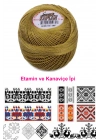 Kaplan Etamin Ve Kanaviçe İpi 8 No Kod/Renk: 580 - Royaleks