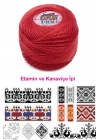 Kaplan Etamin Ve Kanaviçe İpi 8 No Kod/Renk: 666 - Royaleks