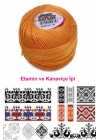 Kaplan Etamin Ve Kanaviçe İpi 8 No Kod/Renk: 741 - Royaleks