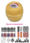 Kaplan Etamin Ve Kanaviçe İpi 8 No Kod/Renk: 742 - Royaleks