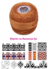 Kaplan Etamin Ve Kanaviçe İpi 8 No Kod/Renk: 780 - Royaleks
