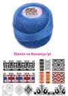 Kaplan Etamin Ve Kanaviçe İpi 8 No Kod/Renk: 820 - Royaleks