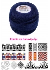 Kaplan Etamin Ve Kanaviçe İpi 8 No Kod/Renk: 823 - Royaleks