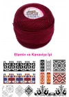 Kaplan Etamin Ve Kanaviçe İpi 8 No Kod/Renk: 902 - Royaleks