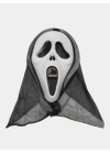 Kapşonlu Çığlık Maskesi Scream Maskesi 33x21 cm