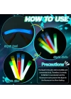 Karanlıkta Yanan Asılabilir ip Aparatlı Glow Stick Lamba Seti 15cm