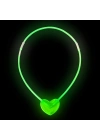 Karanlıkta Yanan Glow Kalp Şekilli Kolye - 6 Adet