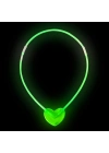 Karanlıkta Yanan Glow Kalp Şekilli Kolye 6 Renk 6 Adet