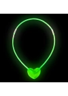 Karanlıkta Yanan Glow Kalp Şekilli Kolye 6 Renk 6 Adet
