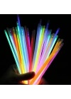 Karanlıkta Yanan Parlayan Fosforlu Glow Çubuk Bileklik 50 Adet