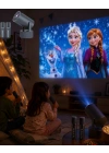Karaoke Mikrofonlu Akıllı Projeksiyon Cihazı WiFi Bluetooth Destekli