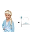 Karlar Ülkesi Frozen Elsa Kostüm Seti Çocuk Boy