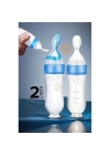 Kaşıklı Bebek Mama Besleyici Silikon Littloo 2 ADET