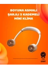 Katlanabilir Asılabilir Fan | USB Şarjlı, 3 Vitesli Sessiz Mini Fan