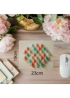 Katmanlı Geometrik Üçgen Tasarımlı Mouse Pad - 19x23 cm 2 mm Dikdörtgen İthal Baskılı Mouse Pad
