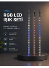 Kayan Yıldız Efektli RGB LED Işık Seti İç ve Dış Mekan Kullanımı