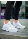 KB-X46  Beyaz Rugan Yüksek Beyaz Taban Günlük Spor Ayakkabı
