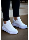 KB047   Beyaz Cilt Günlük Erkek  Ayakkabı