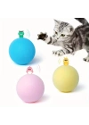 Kedi Otlu 3 Sesli İnteraktif Top Kedi Oyuncağı