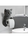 Kedi Tasarımlı Tuvalet Kağıtlığı