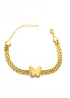 Kelebek Bileklik - Altın