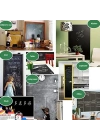 Kendinden Yapışkanlı Kara Tahta Sticker Rulo