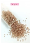 Kesme Cam Boncuk 2mm - 20 Gram - Açık Kahverengi -BNC331