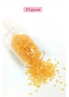 Kesme Cam Boncuk 2mm - 20 Gram - Şeffaf Açık Sarı -BNC335