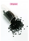 Kesme Cam Boncuk 2mm - 20 Gram - Siyah -BNC312