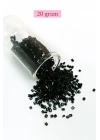 Kesme Cam Boncuk 2mm - 20 Gram - Siyah -BNC312