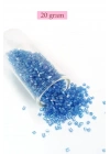Kesme Cam Boncuk 2mm - 4 Renk - Toplam 80 Gram - BNC440