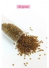Kesme Cam Boncuk 2mm - 4 Renk - Toplam 80 Gram - BNC440