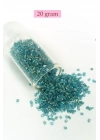 Kesme Cam Boncuk 2mm - 4 Renk - Toplam 80 Gram - BNC442