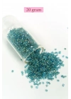 Kesme Cam Boncuk 2mm - 4 Renk - Toplam 80 Gram - BNC442