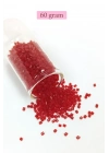 Kesme Cam Boncuk 2mm - 60 Gram - Bordo - BNC389